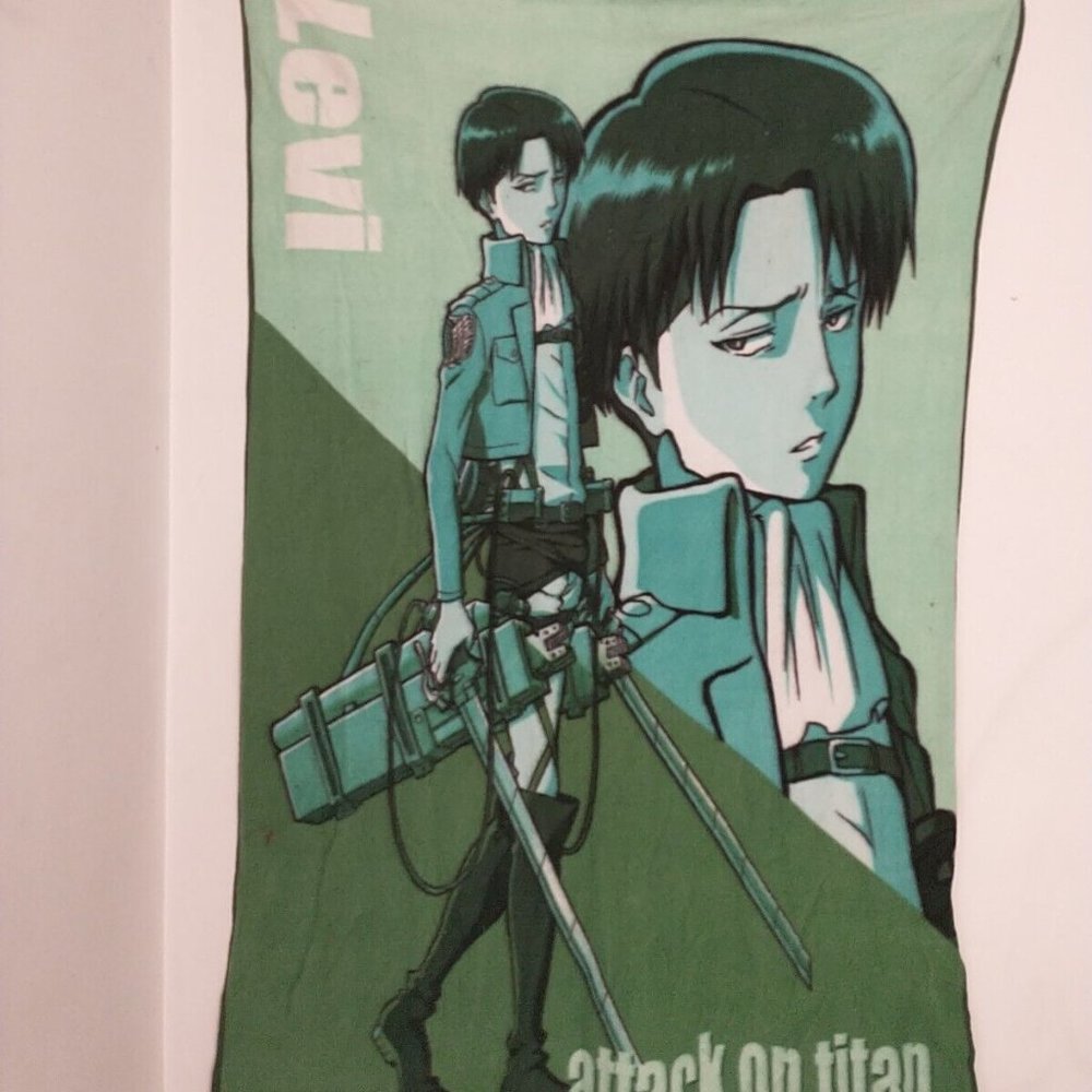 Levi Blanket Attack on Titan Shingeki no Kyojin SEGA official VINTAGE 2013